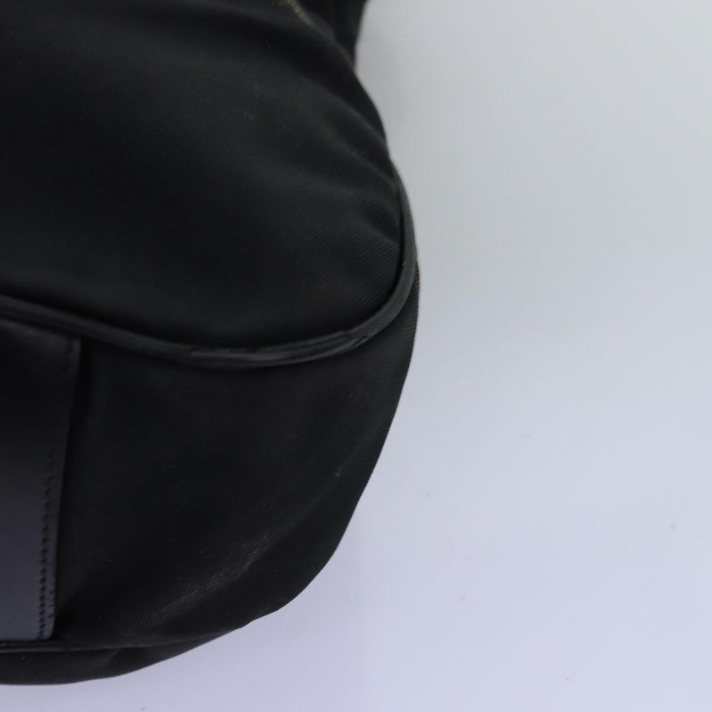 GUCCI Bamboo Hand Bag Nylon 2way Black 001 1577 2265 bs13767