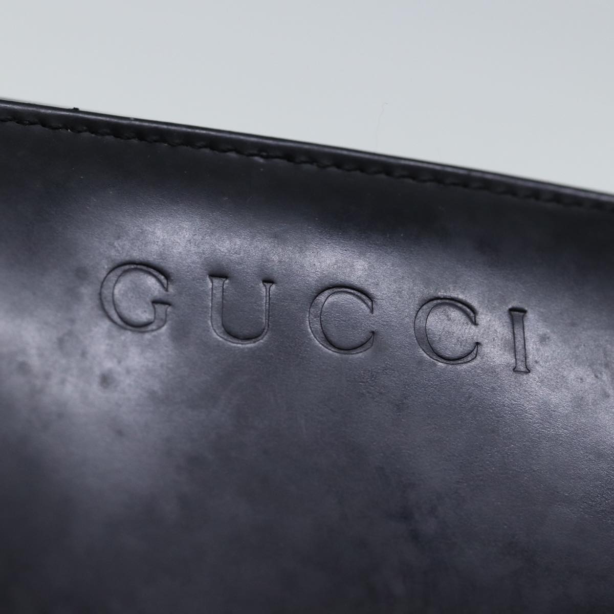 GUCCI Hand Bag Patent leather Black 000 2404 0503 bs13830