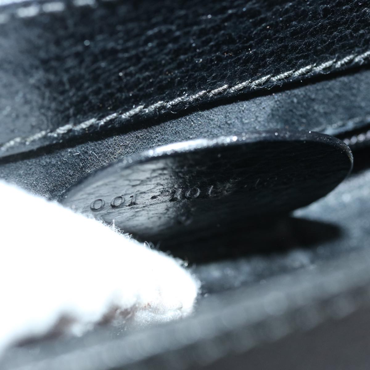 GUCCI Bamboo Hand Bag Leather Black 001 1014 1888 0 bs13845