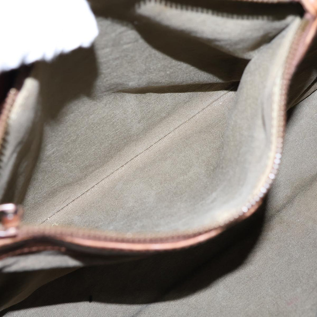 GUCCI Bamboo Hand Bag Canvas Beige 109138 bs13846