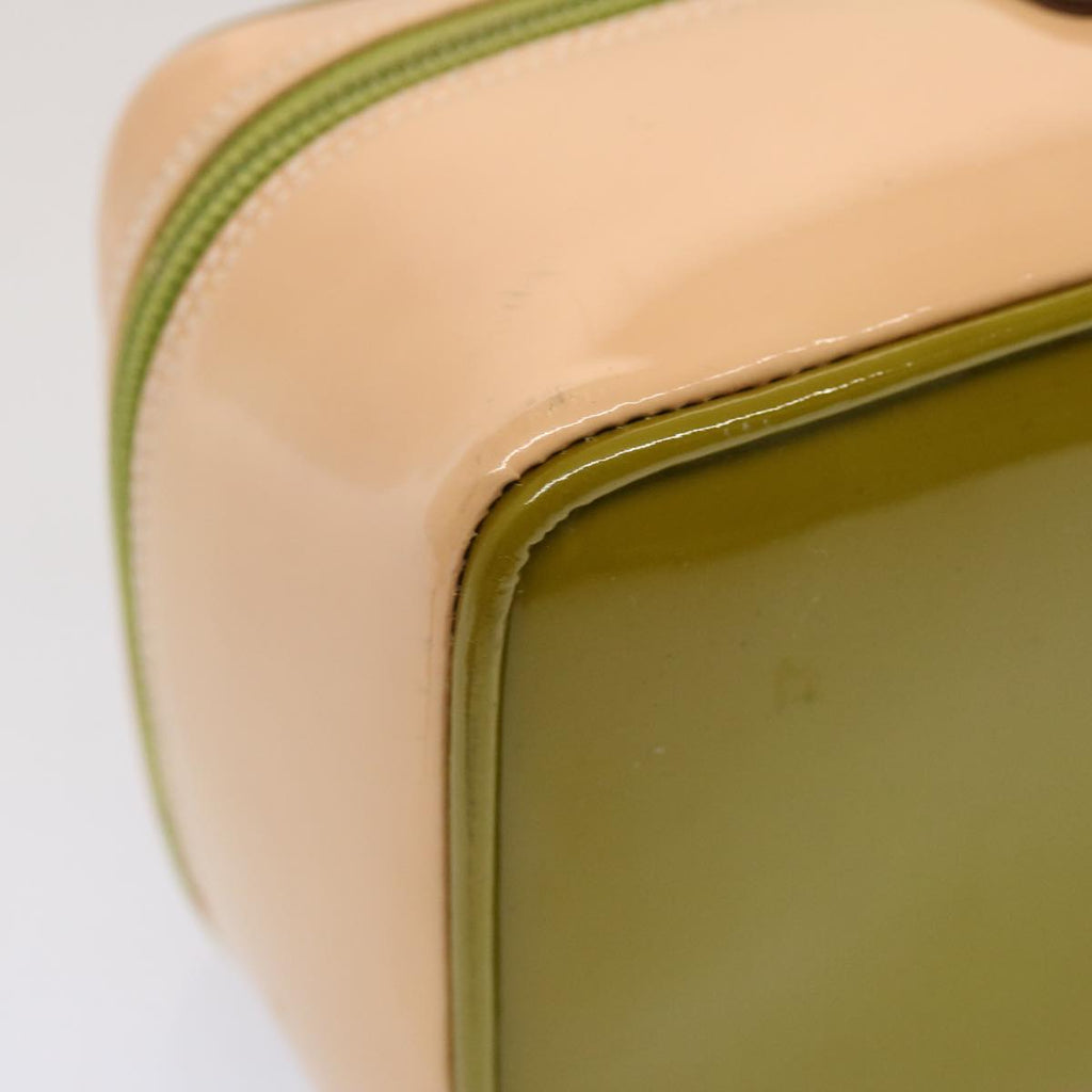 GUCCI Vanity Cosmetic Pouch Enamel Beige 032 1669 0141 bs13940