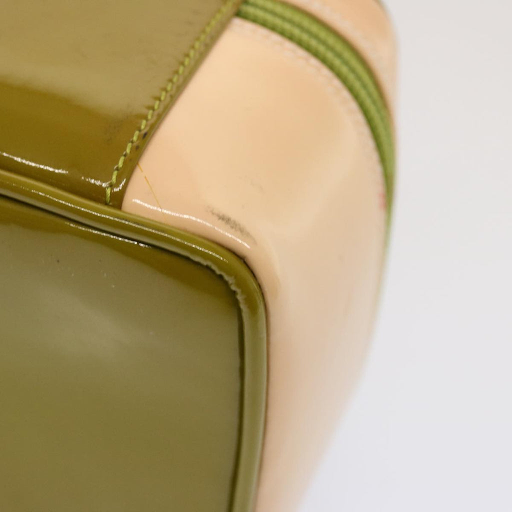 GUCCI Vanity Cosmetic Pouch Enamel Beige 032 1669 0141 bs13940