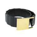 GUCCI Belt Leather 26.8""-28.7"" Black bs13972