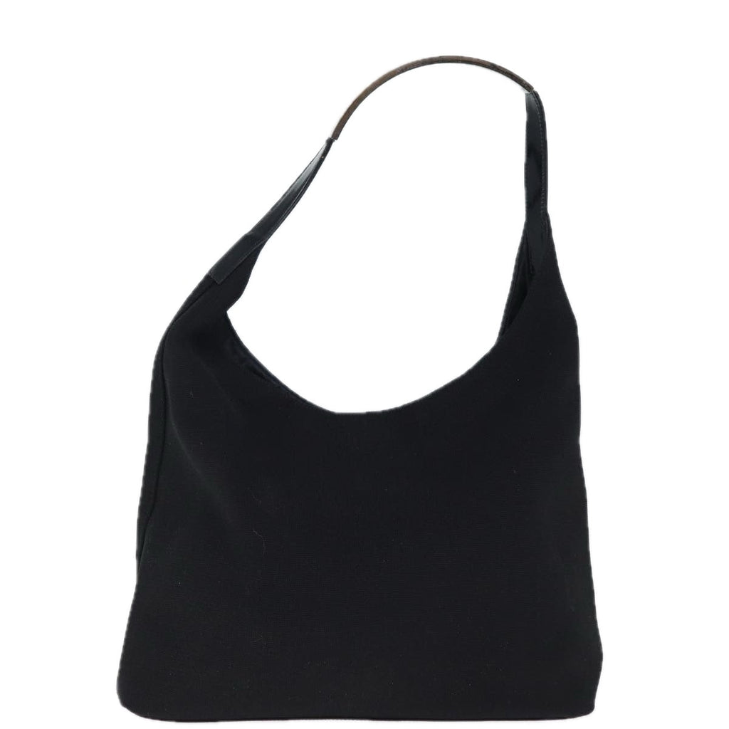 GUCCI Shoulder Bag Canvas Black 001 3297 bs14022