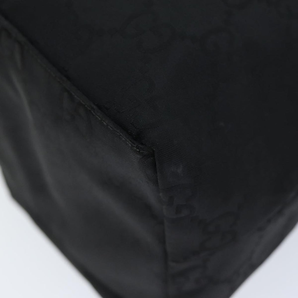GUCCI GG Canvas Shoulder Bag Black 001 3380 bs14042