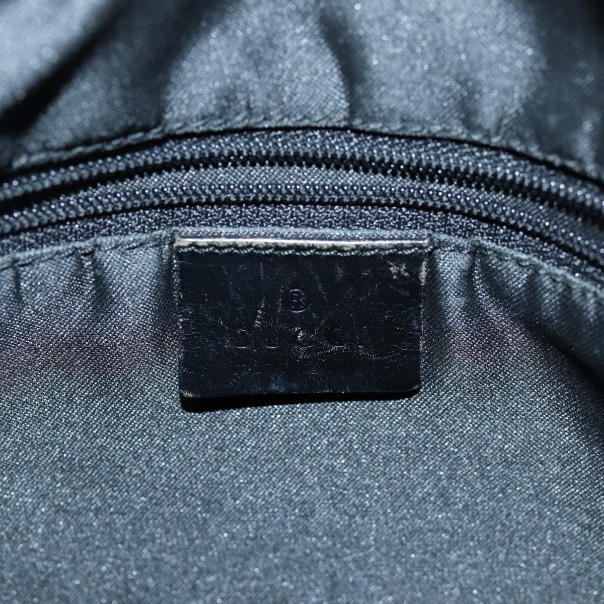 GUCCI GG Canvas Shoulder Bag Black 001 3380 bs14042