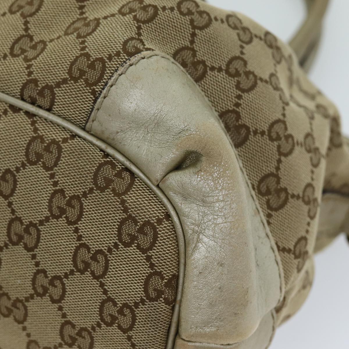 GUCCI GG Canvas Hand Bag 2way Beige 247902 bs14043