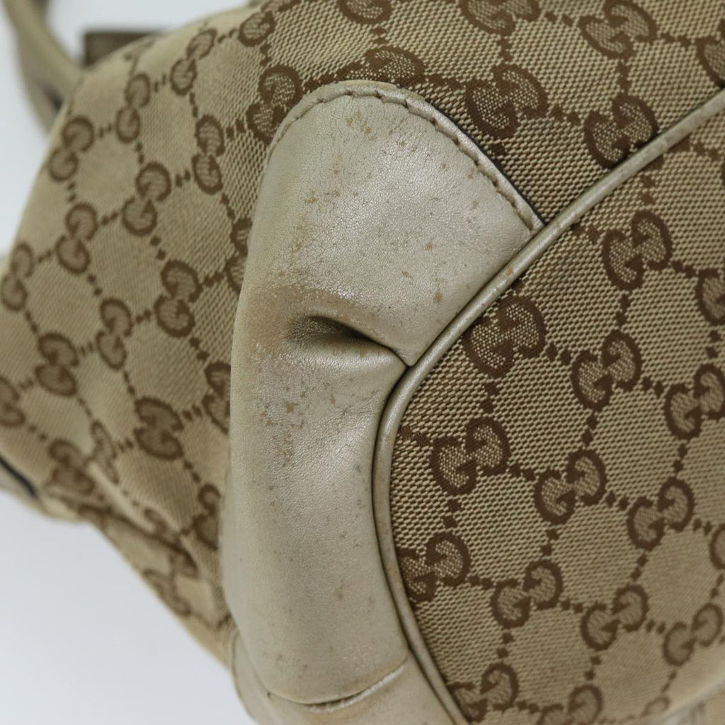 GUCCI GG Canvas Hand Bag 2way Beige 247902 bs14043