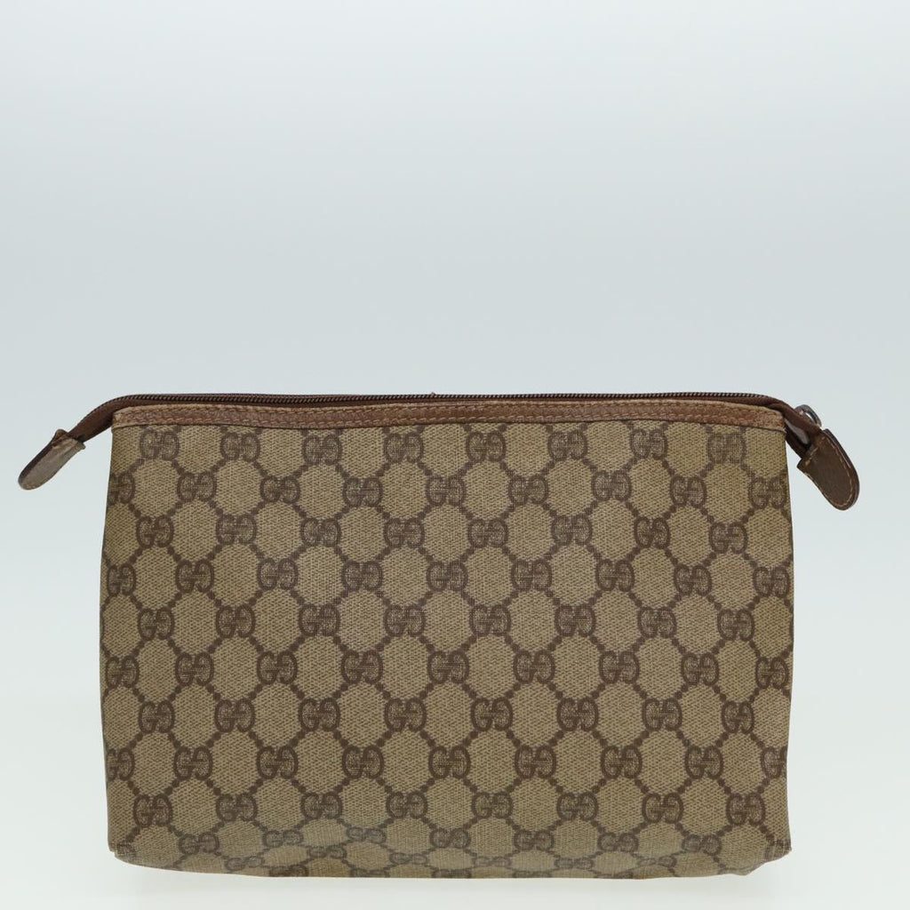 GUCCI GG Supreme Web Sherry Line Clutch Bag 2Set Beige Red Green bs14077