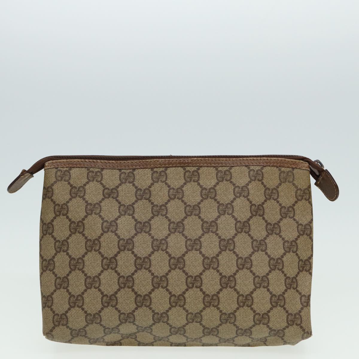 GUCCI GG Supreme Web Sherry Line Clutch Bag 2Set Beige Red Green bs14077