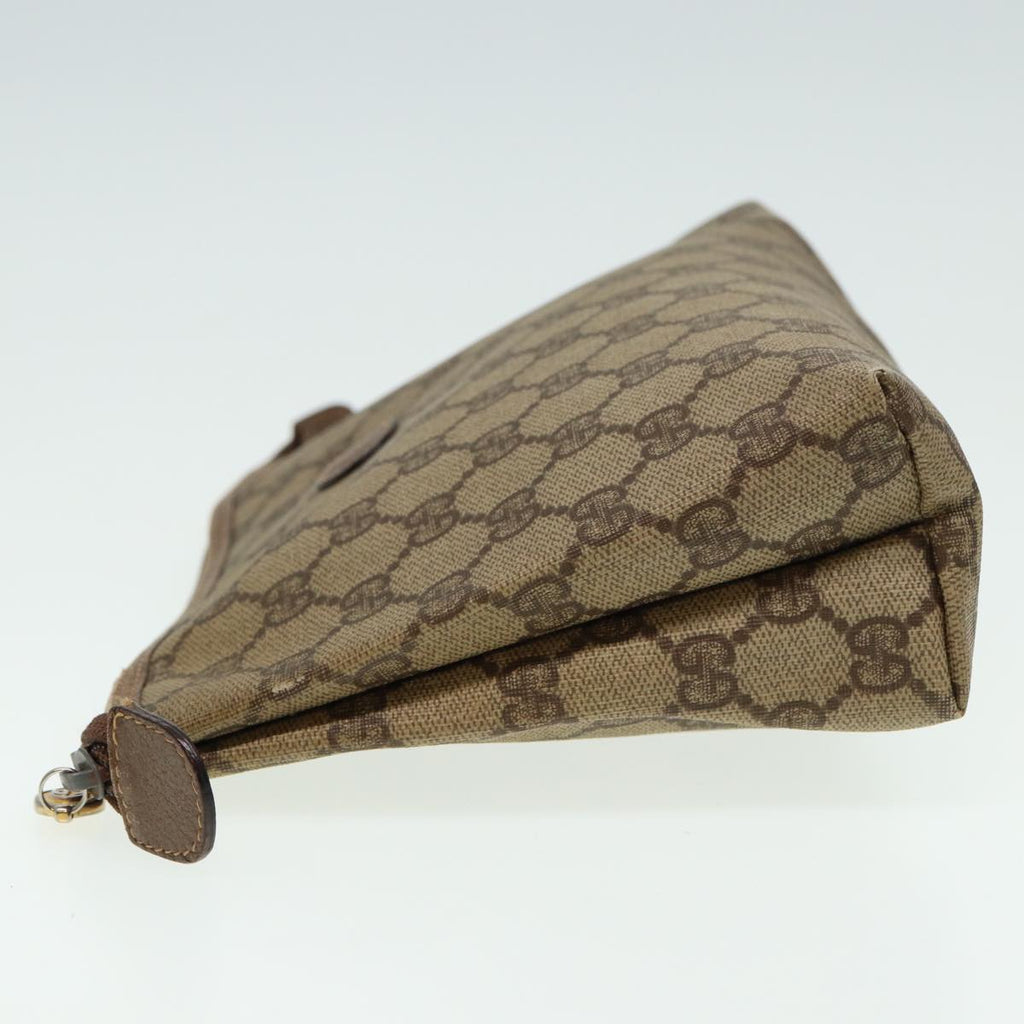 GUCCI GG Supreme Web Sherry Line Clutch Bag 2Set Beige Red Green bs14077