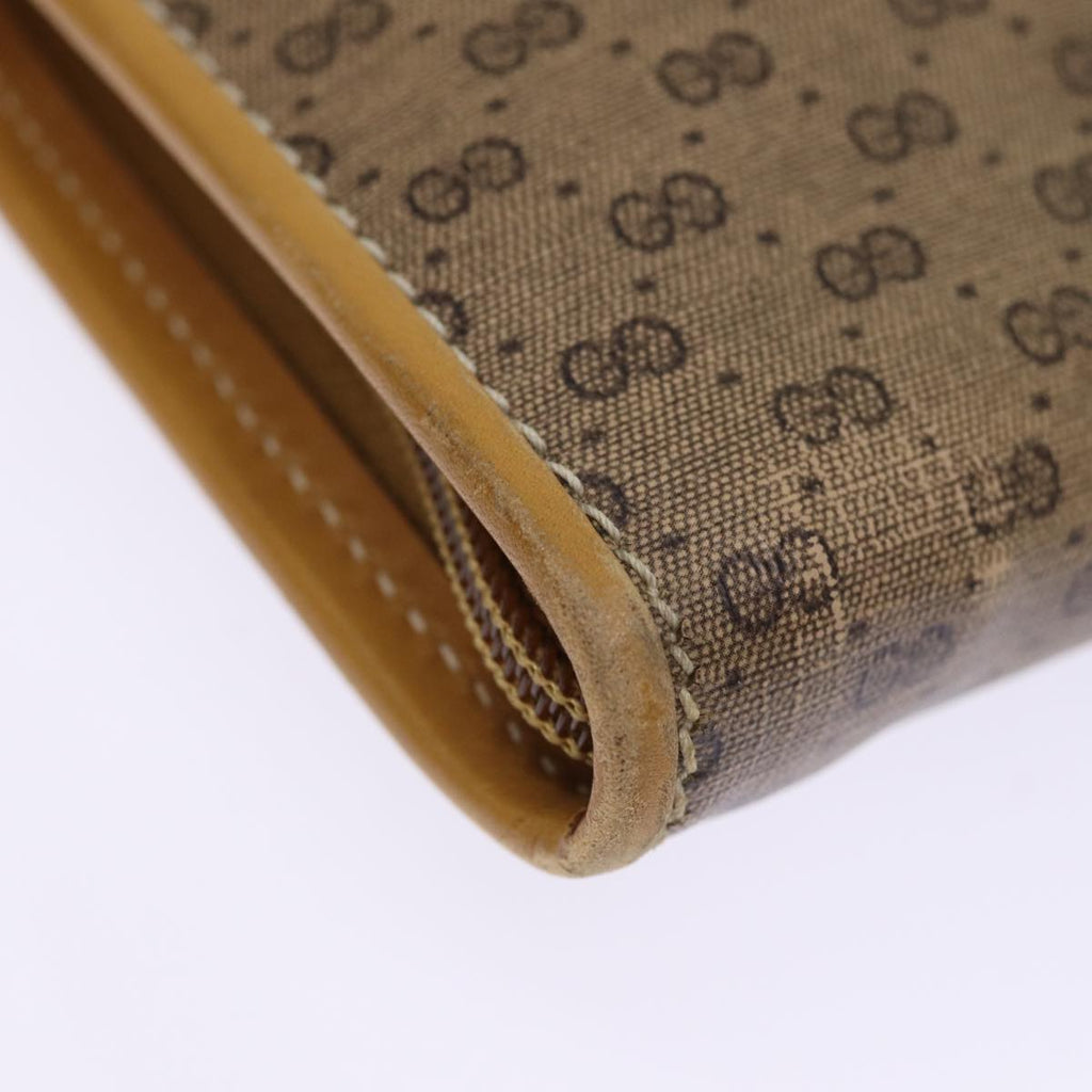 GUCCI GG Supreme Documents case Briefcase PVC Beige 015 399 0282 bs14105