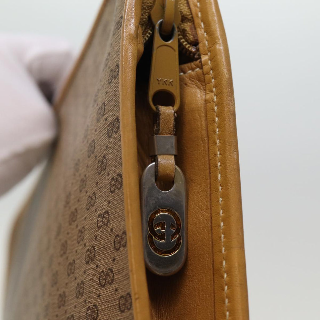 GUCCI GG Supreme Documents case Briefcase PVC Beige 015 399 0282 bs14105