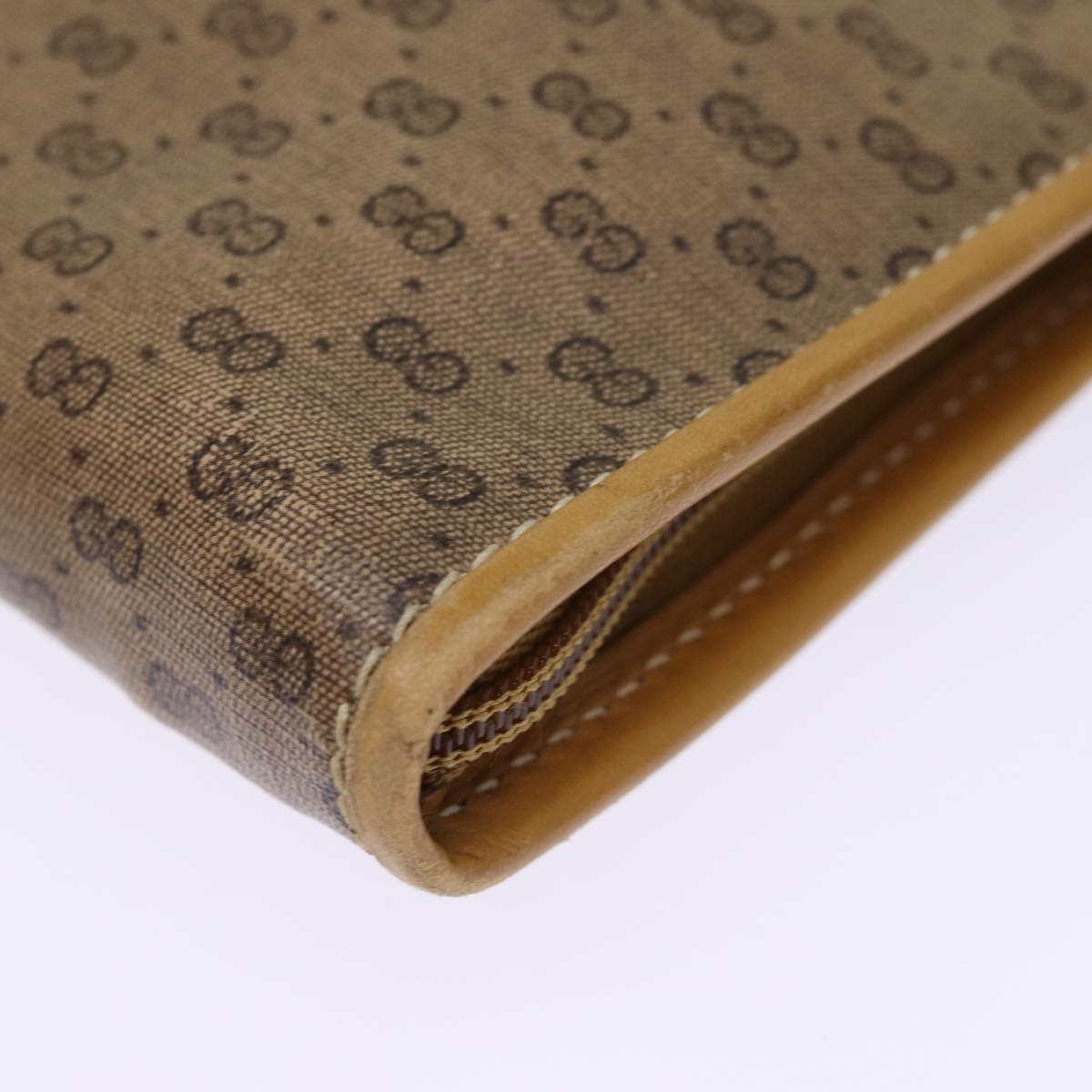 GUCCI GG Supreme Documents case Briefcase PVC Beige 015 399 0282 bs14105