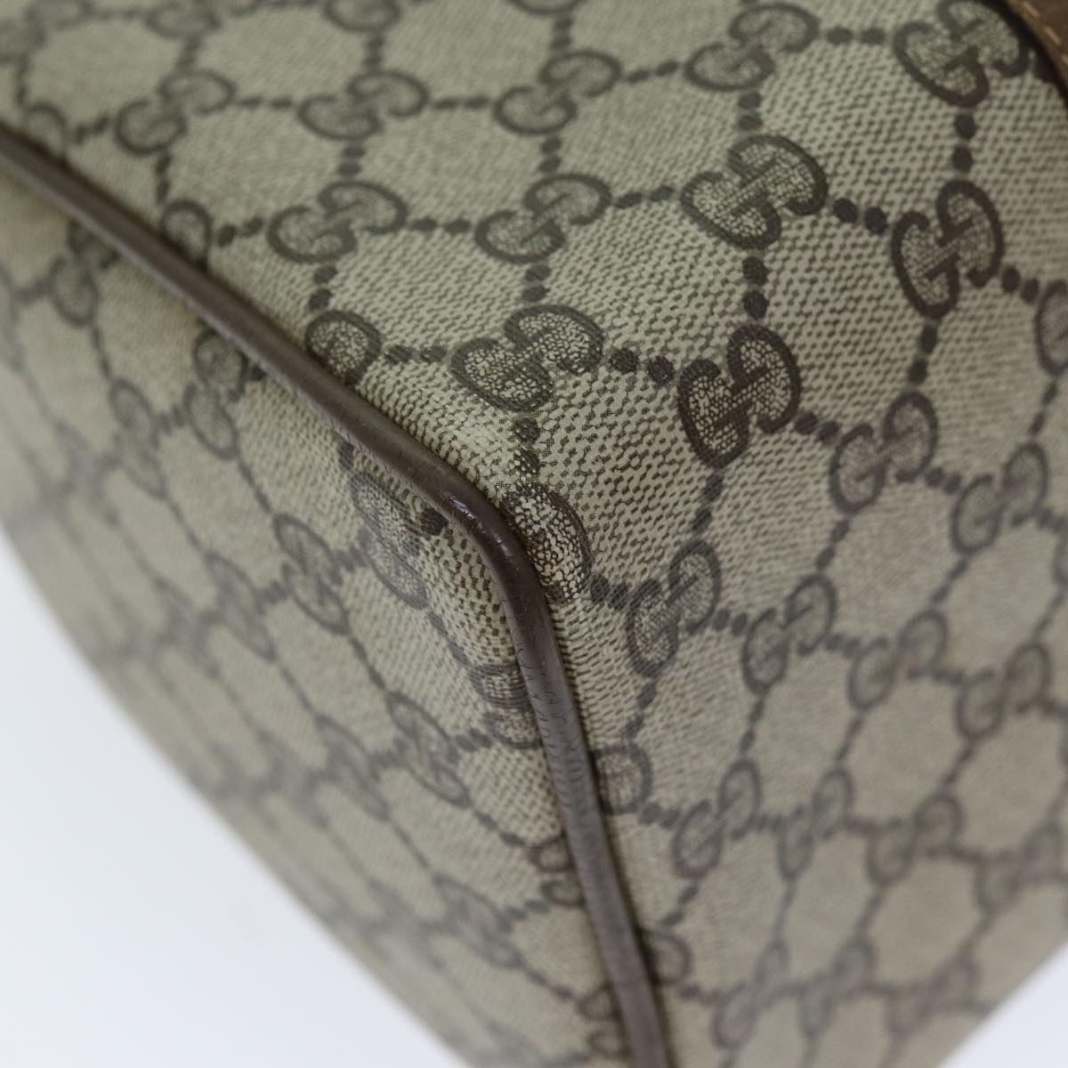 GUCCI GG Supreme Web Sherry Line Boston Bag Beige Red 111 02 007 bs14106