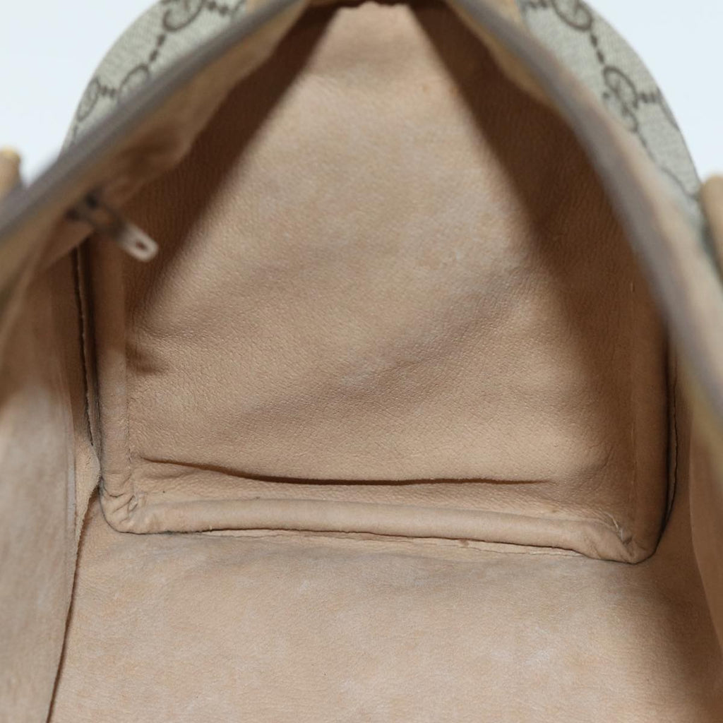 GUCCI GG Supreme Web Sherry Line Boston Bag Beige Red 111 02 007 bs14106