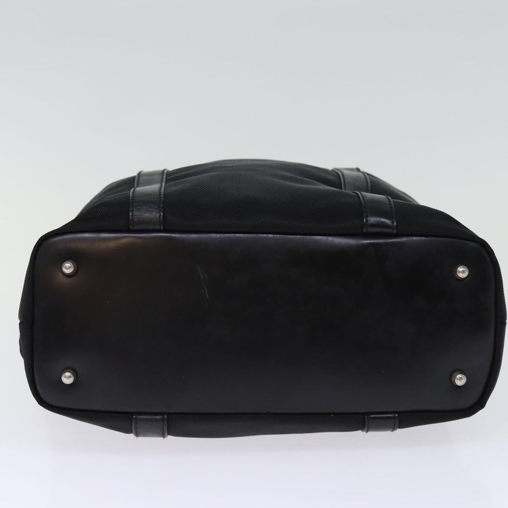 GUCCI Bamboo Hand Bag Nylon Black 000 3754 0508 bs14134