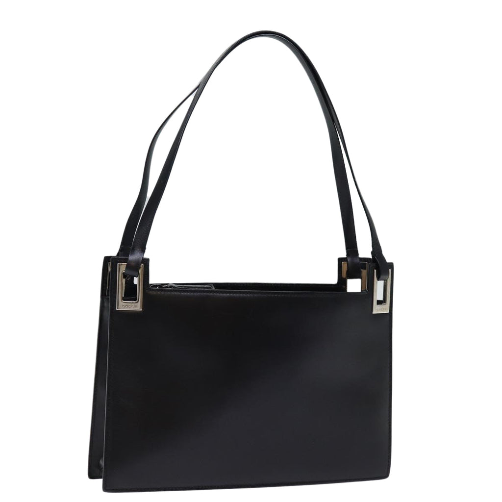 GUCCI Shoulder Bag Leather Black 001 3067 2634 bs14191
