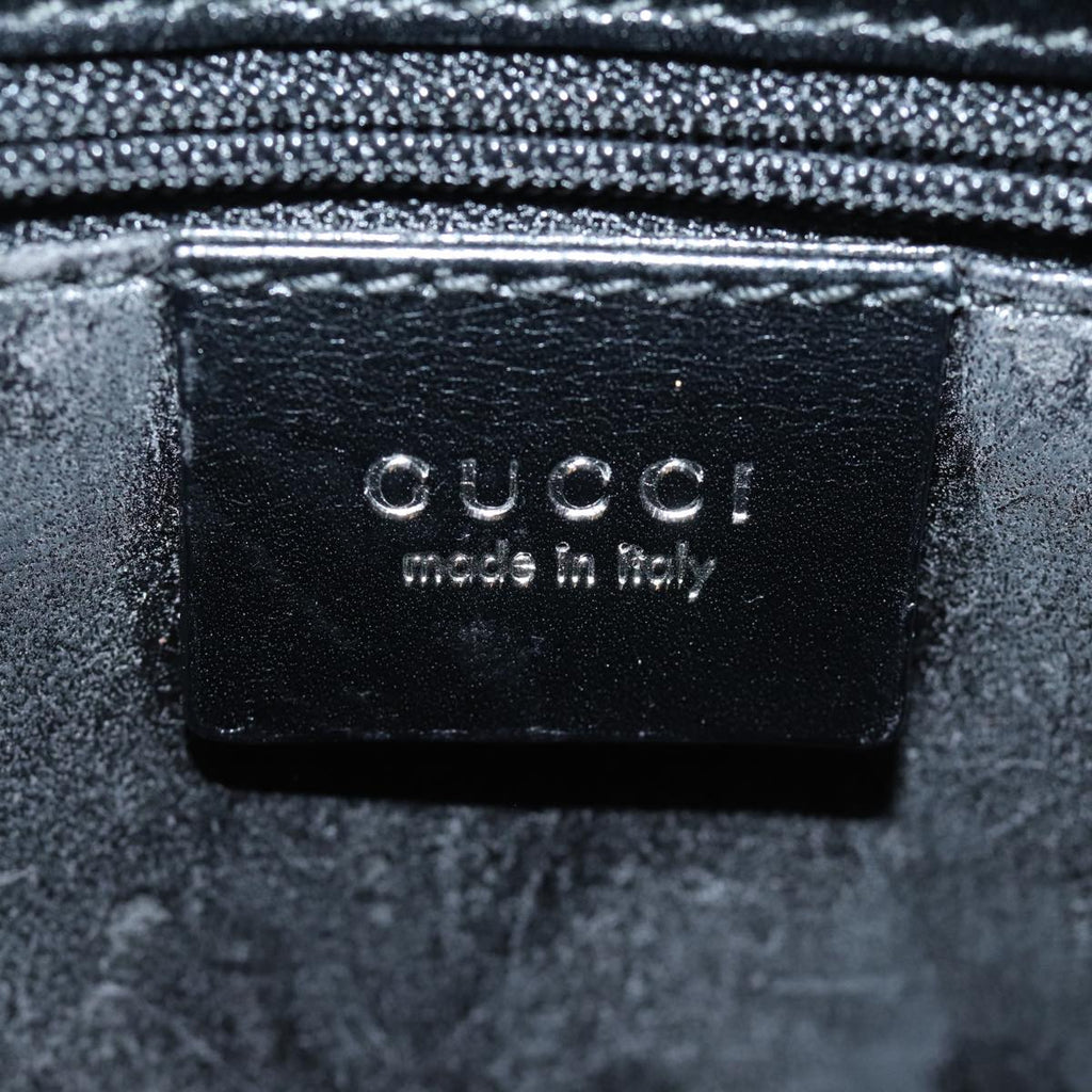 GUCCI Shoulder Bag Leather Black 001 3067 2634 bs14191