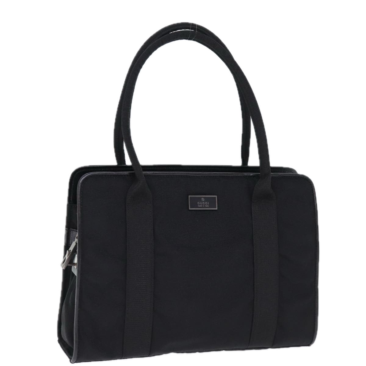 GUCCI Hand Bag Nylon Black 000 0835 bs14192