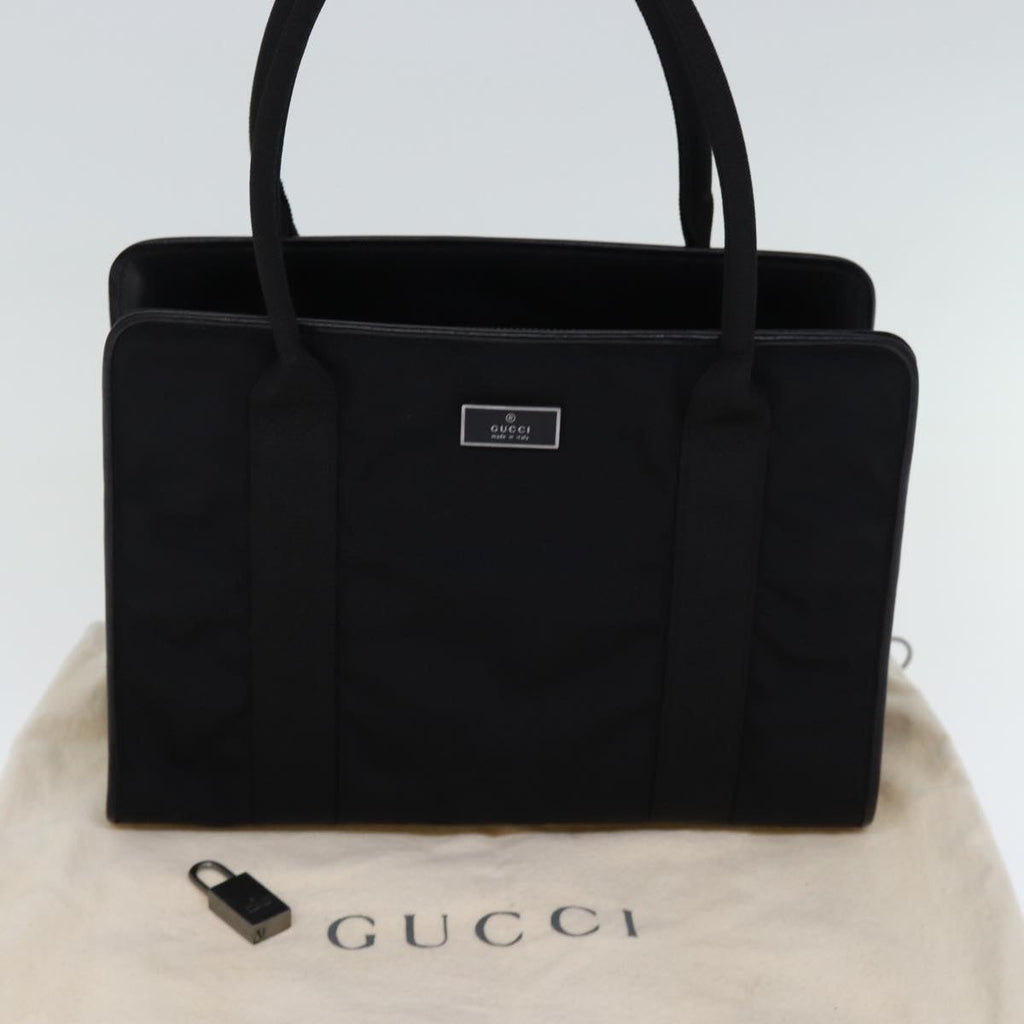 GUCCI Hand Bag Nylon Black 000 0835 bs14192