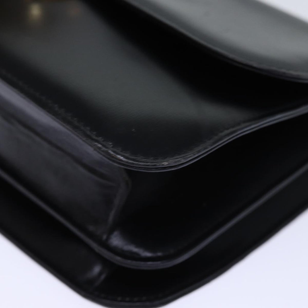 GUCCI Hand Bag Leather Black bs14246
