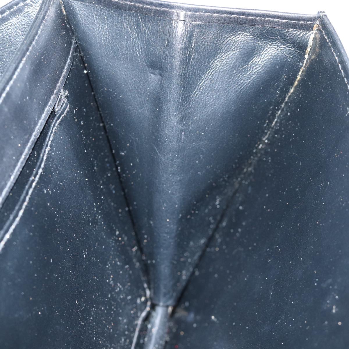 GUCCI Hand Bag Leather Black bs14246