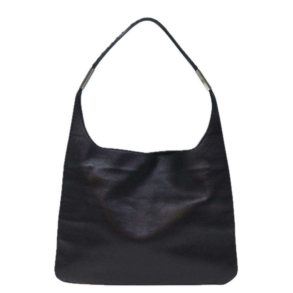 GUCCI Shoulder Bag Leather Black 001 3192 002113 bs14435