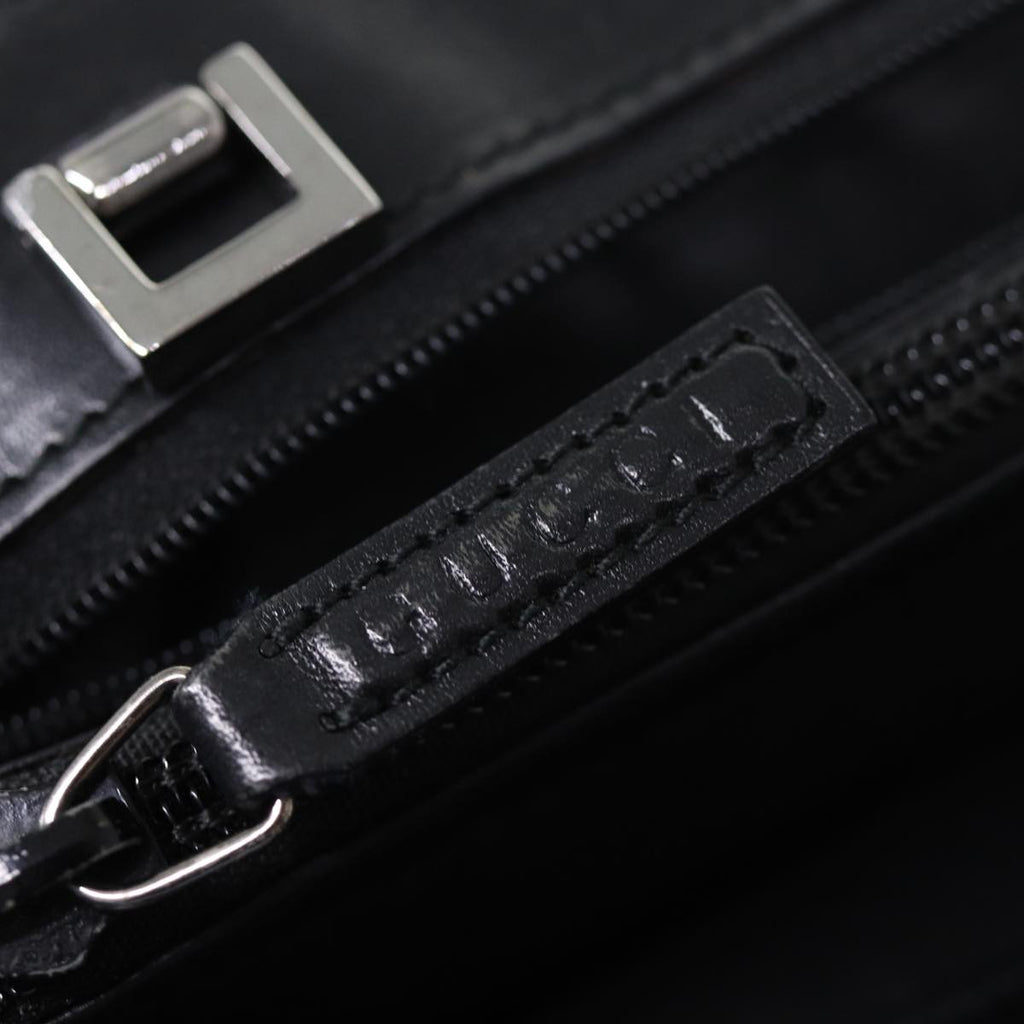 GUCCI Hand Bag Canvas Black 002 1028 bs14436