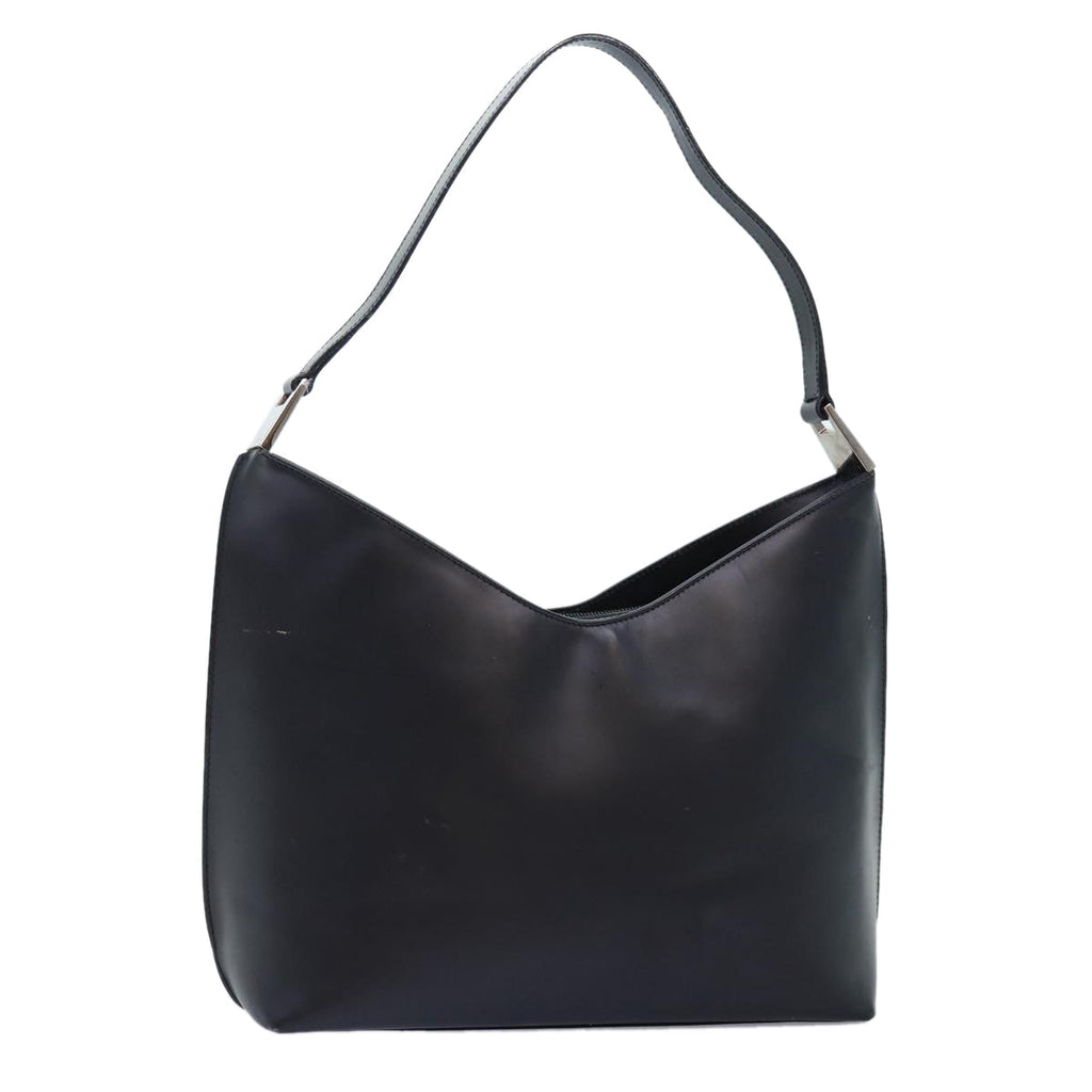 GUCCI Shoulder Bag Leather Black 001 3017 bs14440