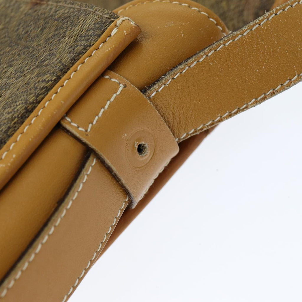 GUCCI Shoulder Bag Coated Canvas Beige bs14444