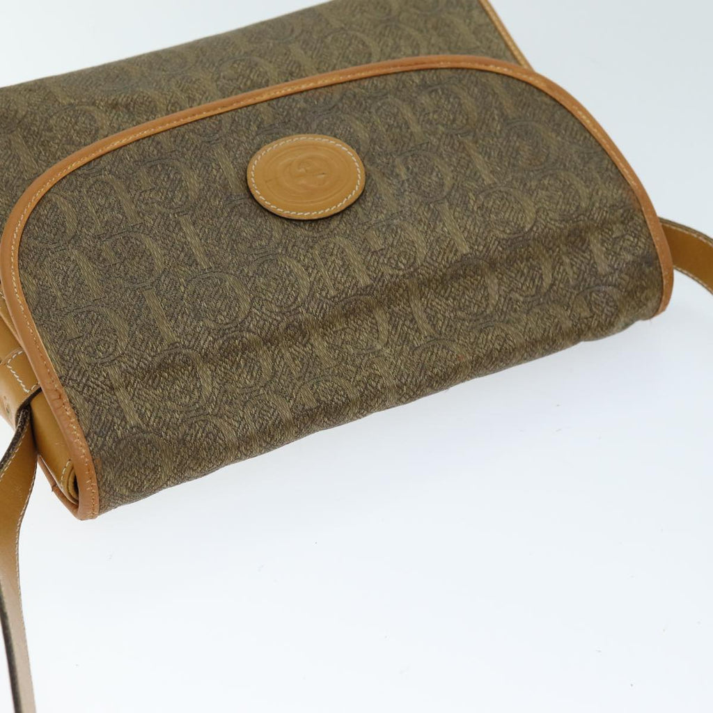 GUCCI Shoulder Bag Coated Canvas Beige bs14444