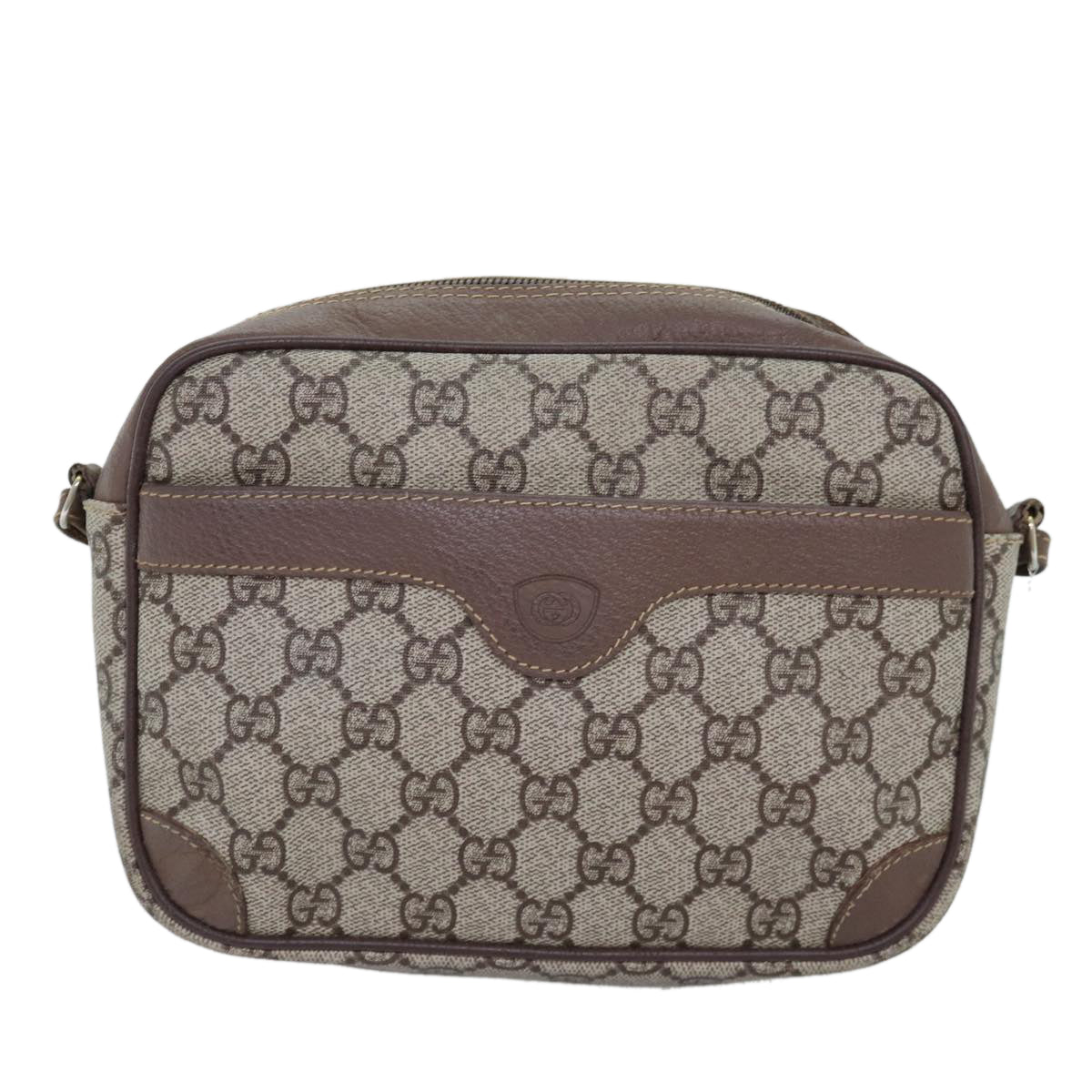 GUCCI GG Supreme Shoulder Bag PVC Beige 007 115 6423 bs14474
