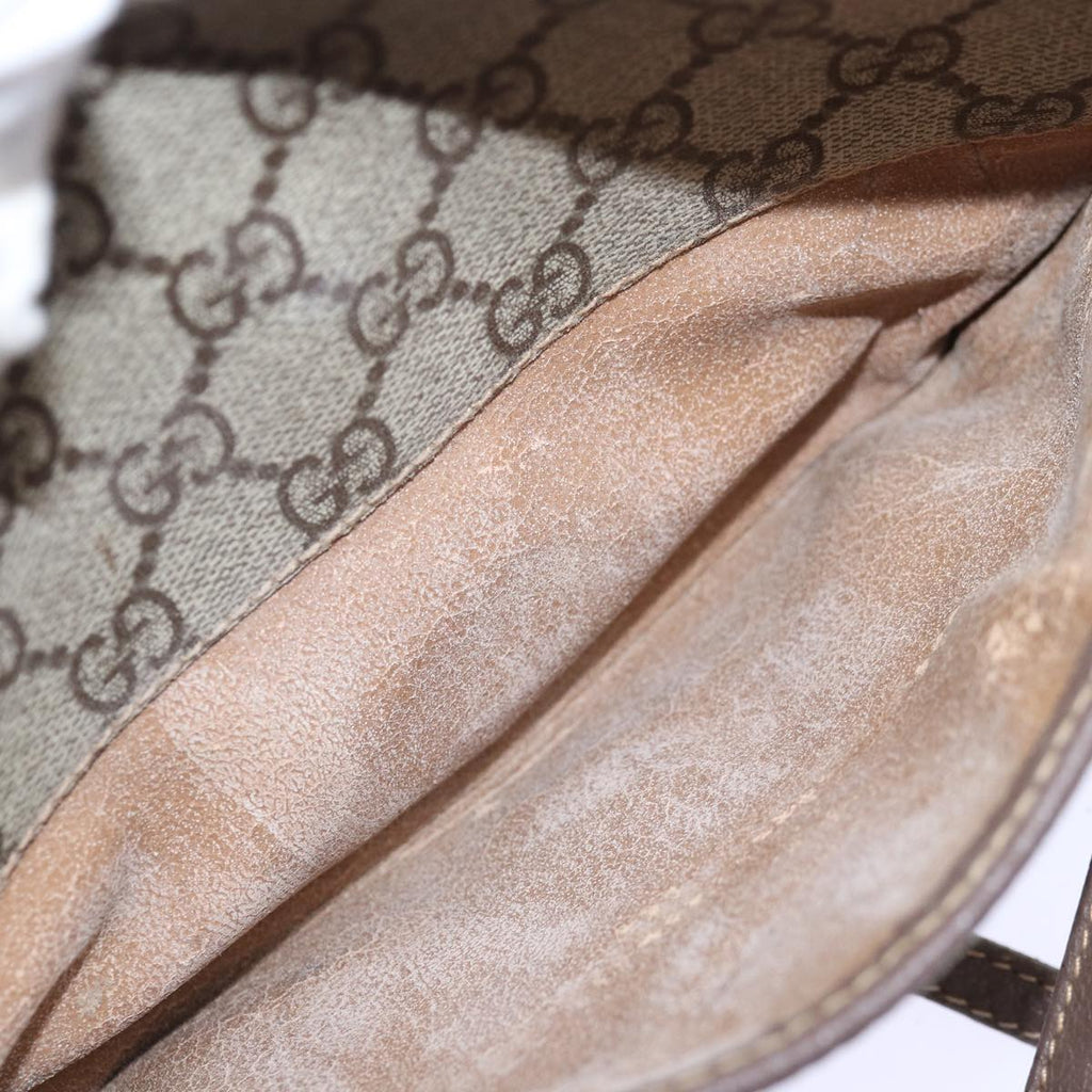 GUCCI GG Supreme Shoulder Bag PVC Beige 007 115 6423 bs14474