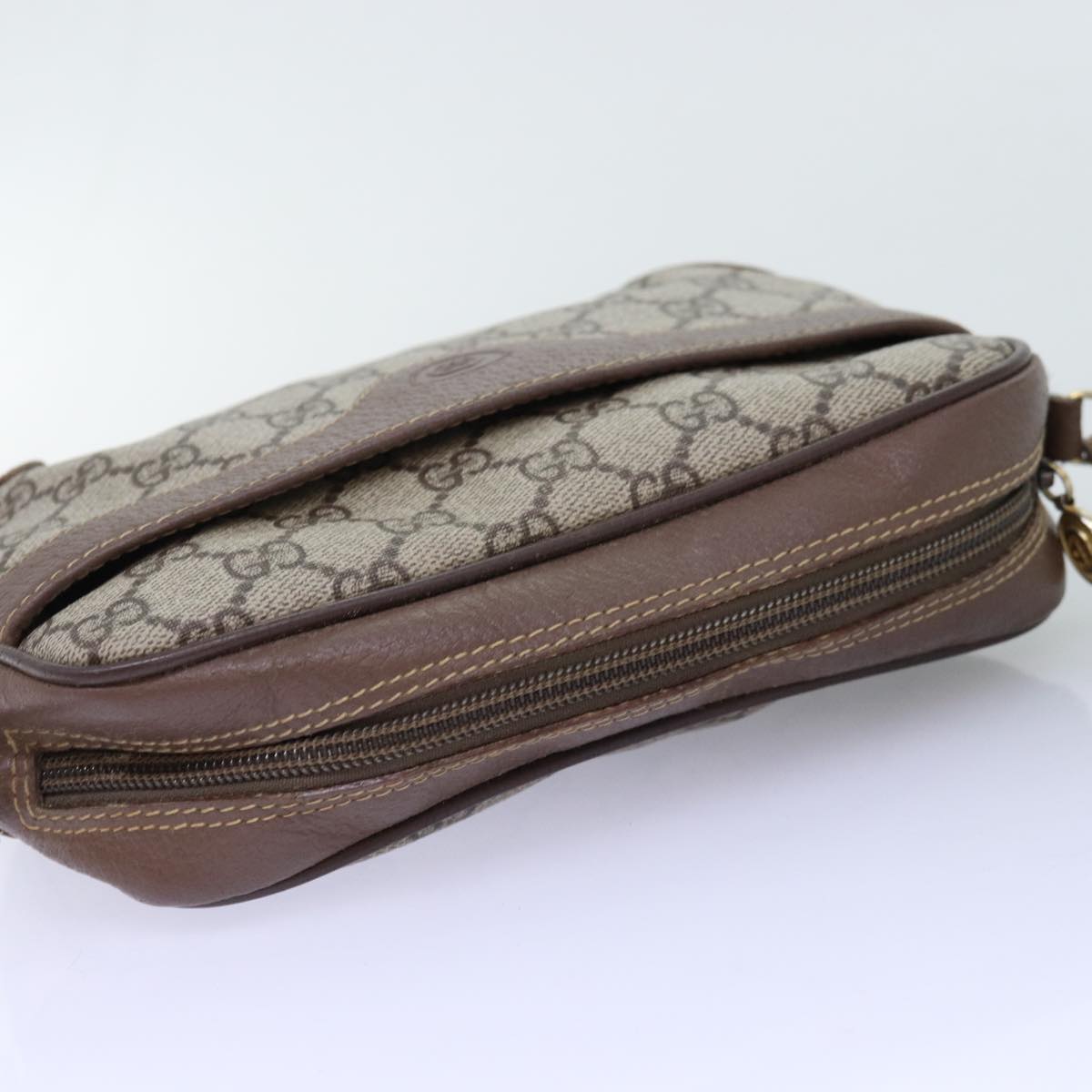 GUCCI GG Supreme Shoulder Bag PVC Beige 007 115 6423 bs14474