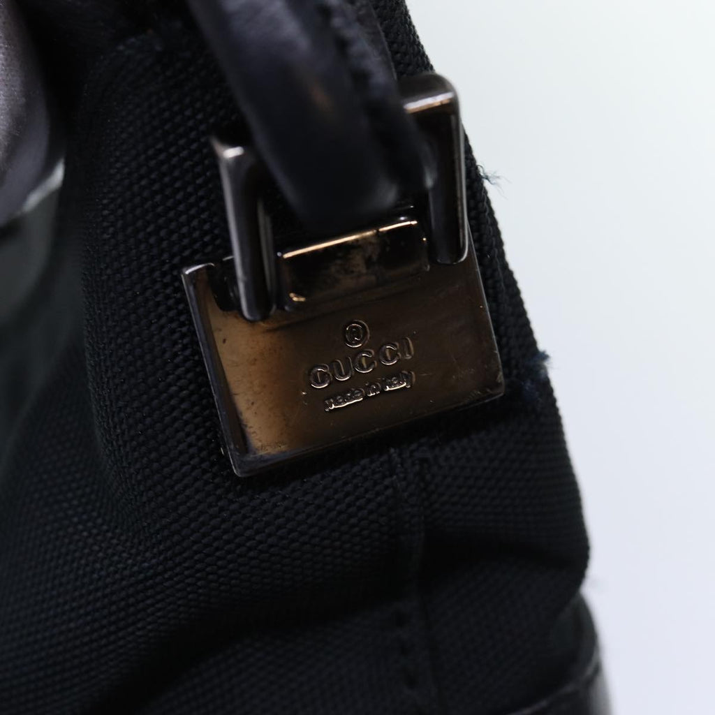 GUCCI Shoulder Bag Canvas Black 001 3766 bs14537