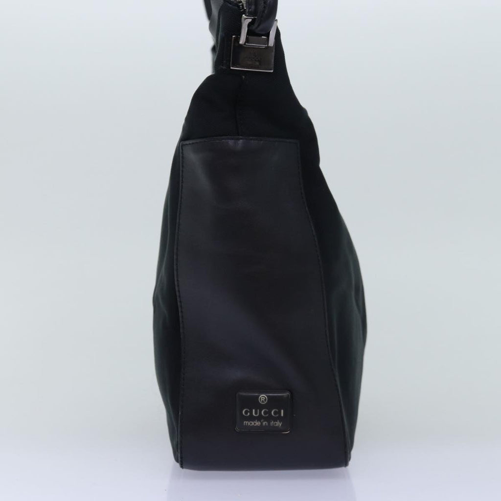 GUCCI Shoulder Bag Canvas Black 001 3766 bs14537