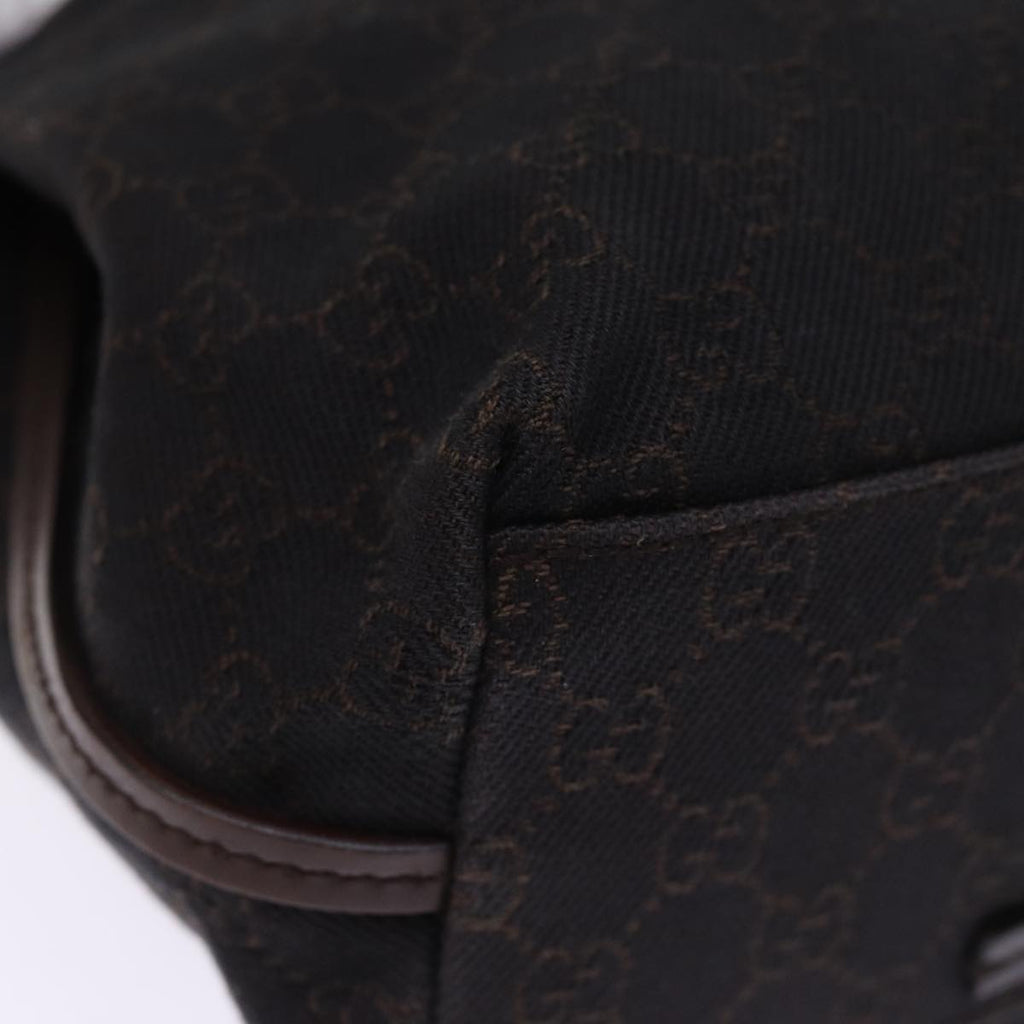 GUCCI GG Canvas Shoulder Bag Brown 101341 bs14539