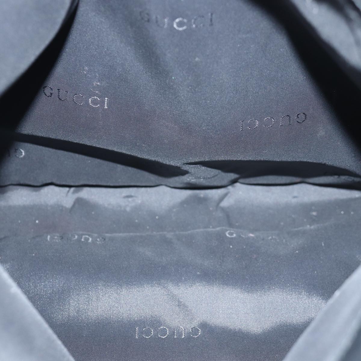 GUCCI Shoulder Bag Nylon Black 001 3166 bs14561