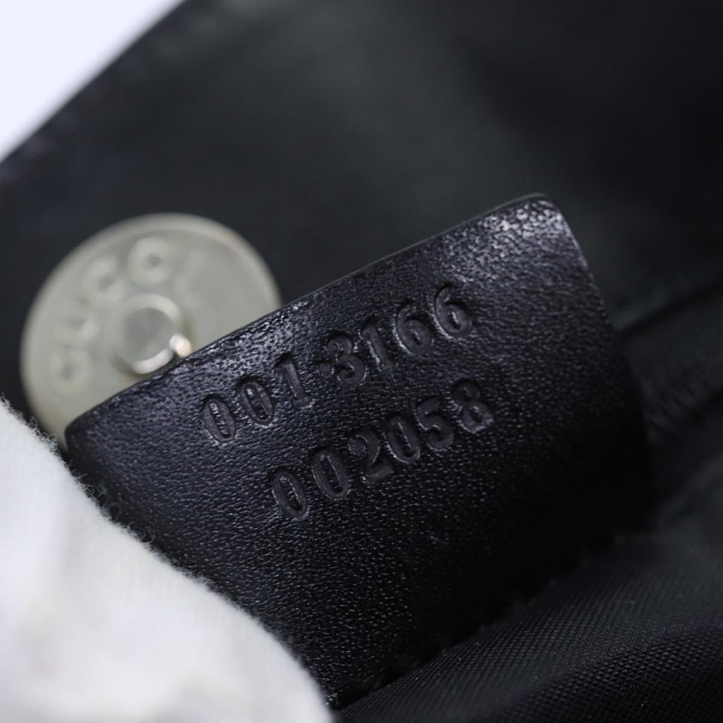 GUCCI Shoulder Bag Nylon Black 001 3166 bs14561