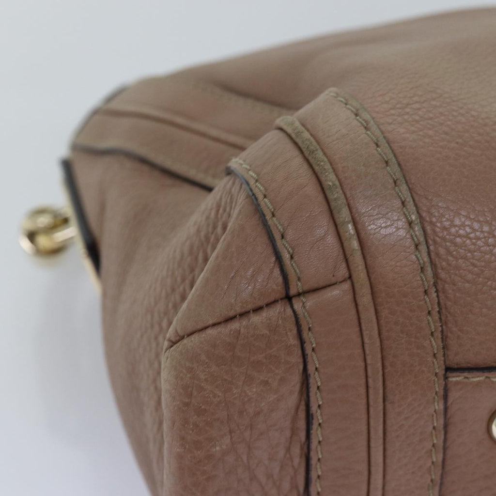 GUCCI Bamboo Shoulder Bag Leather Pink 269949 bs14562