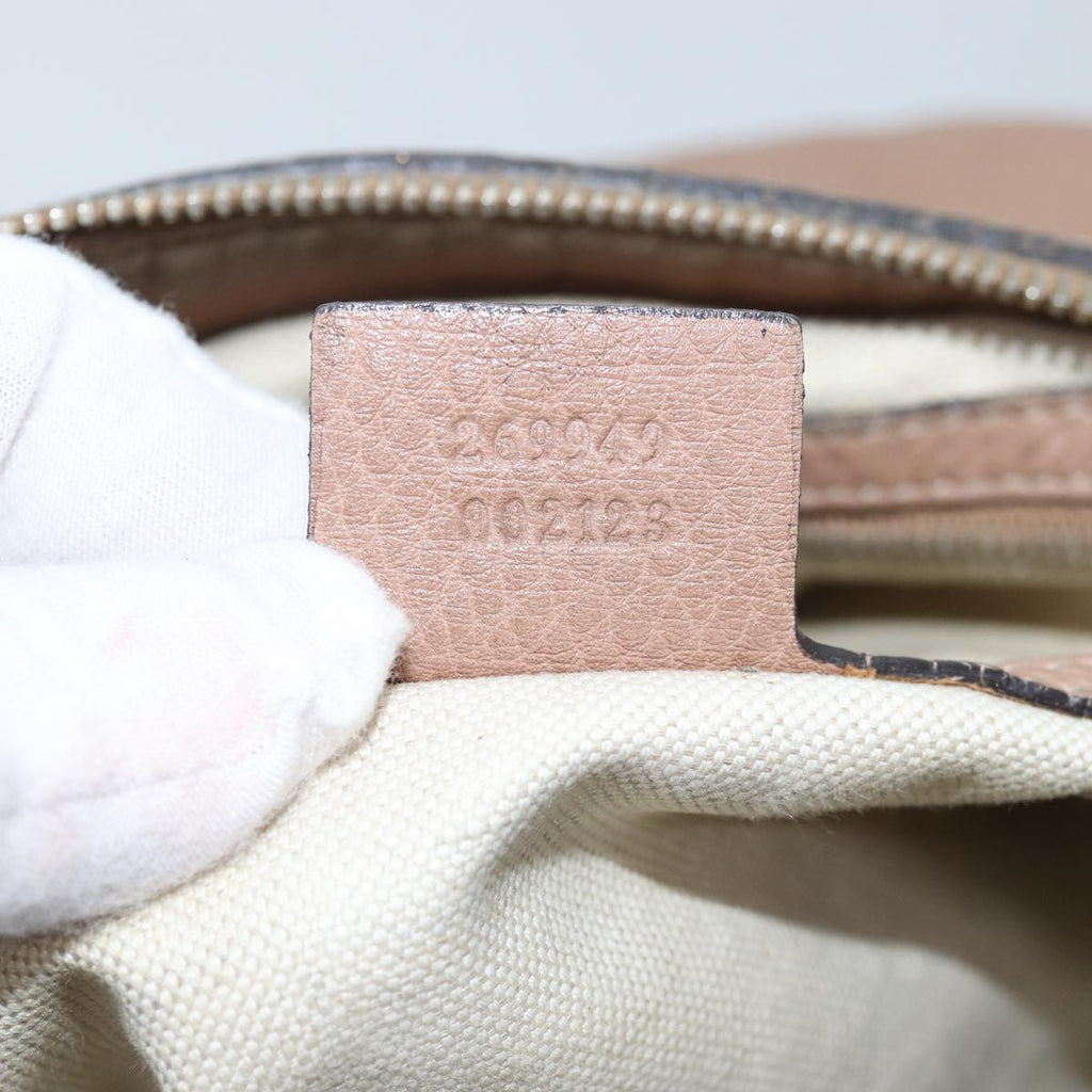 GUCCI Bamboo Shoulder Bag Leather Pink 269949 bs14562