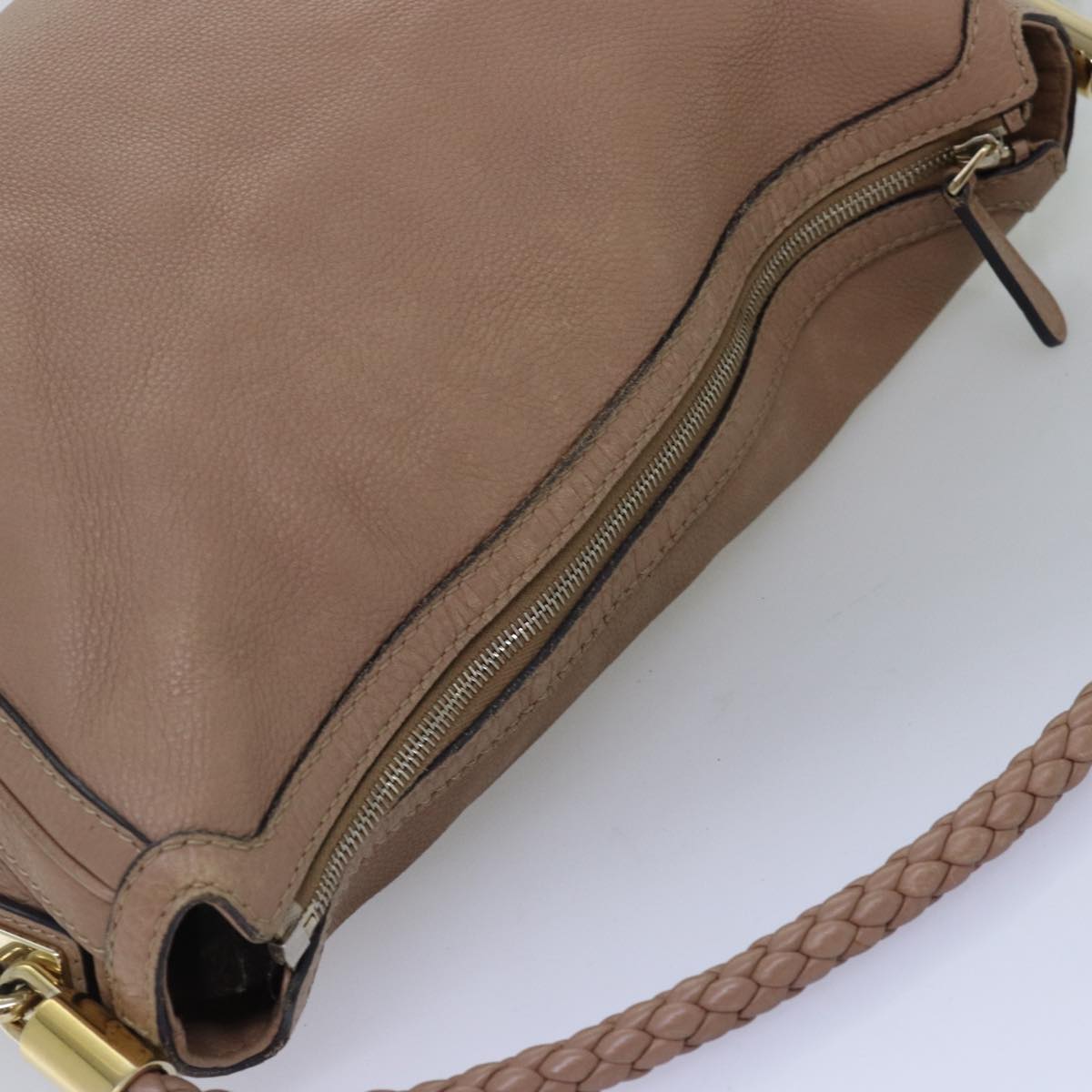 GUCCI Bamboo Shoulder Bag Leather Pink 269949 bs14562