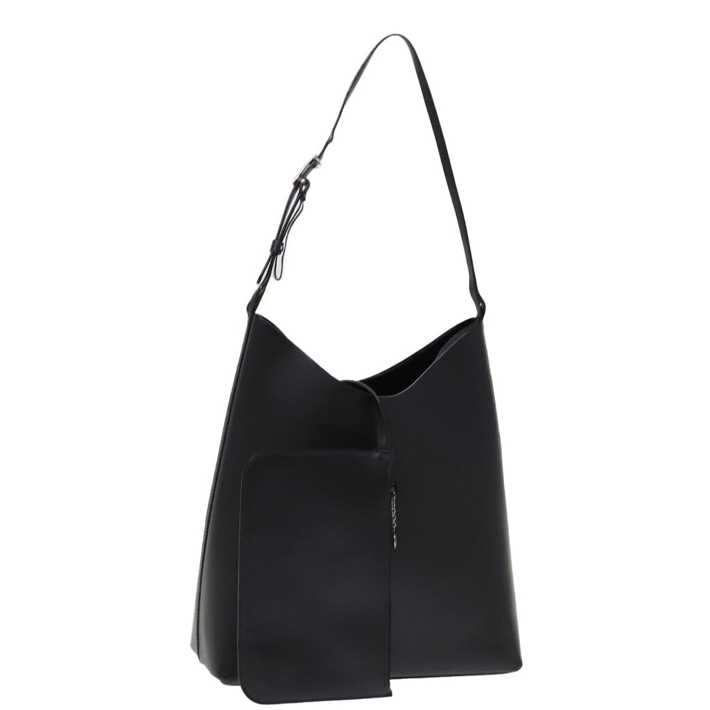 GUCCI Shoulder Bag Leather Black 001 1705 1942 bs14678