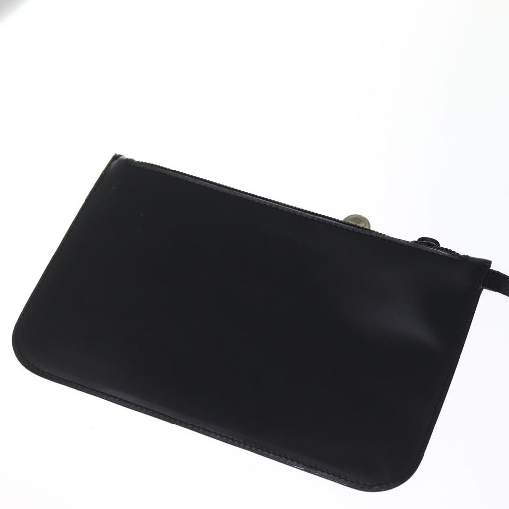 GUCCI Shoulder Bag Leather Black 001 1705 1942 bs14678