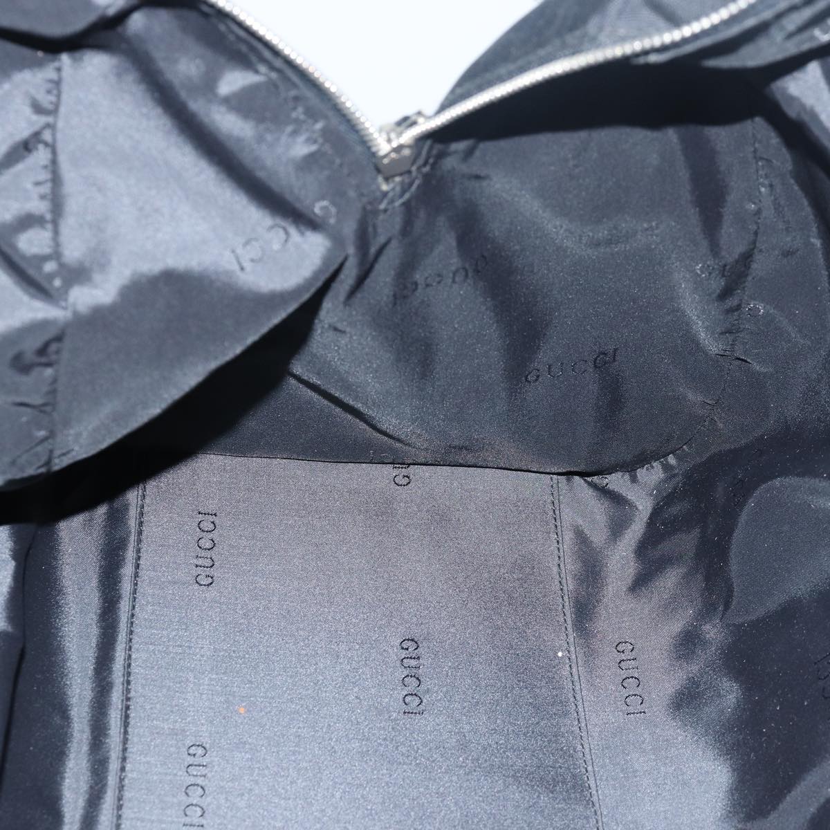 GUCCI Boston Bag Canvas 2way Black 012 0399 2123 bs14680
