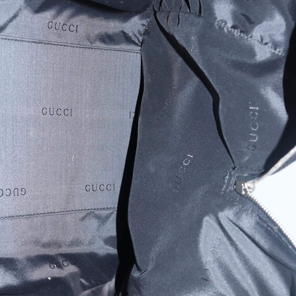 GUCCI Boston Bag Canvas 2way Black 012 0399 2123 bs14680