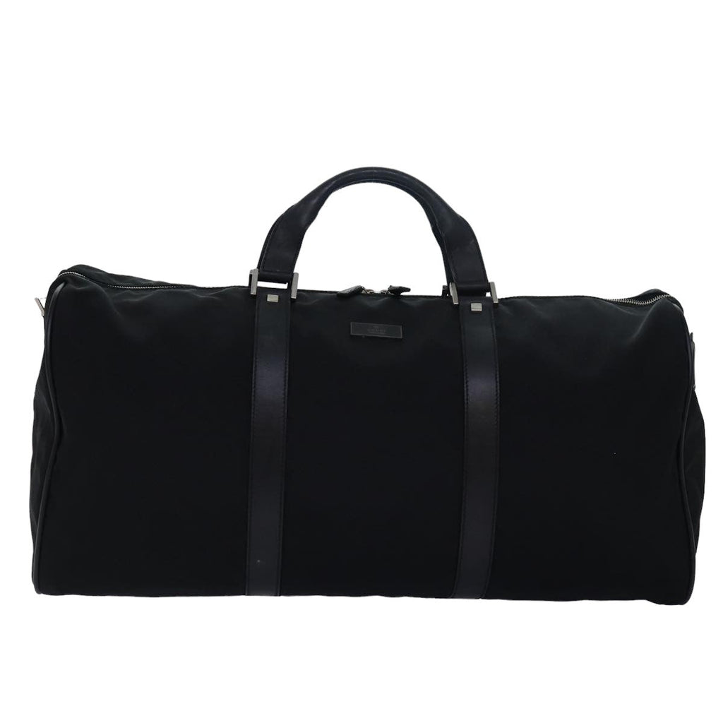 GUCCI Boston Bag Canvas 2way Black 012 0399 2123 bs14680