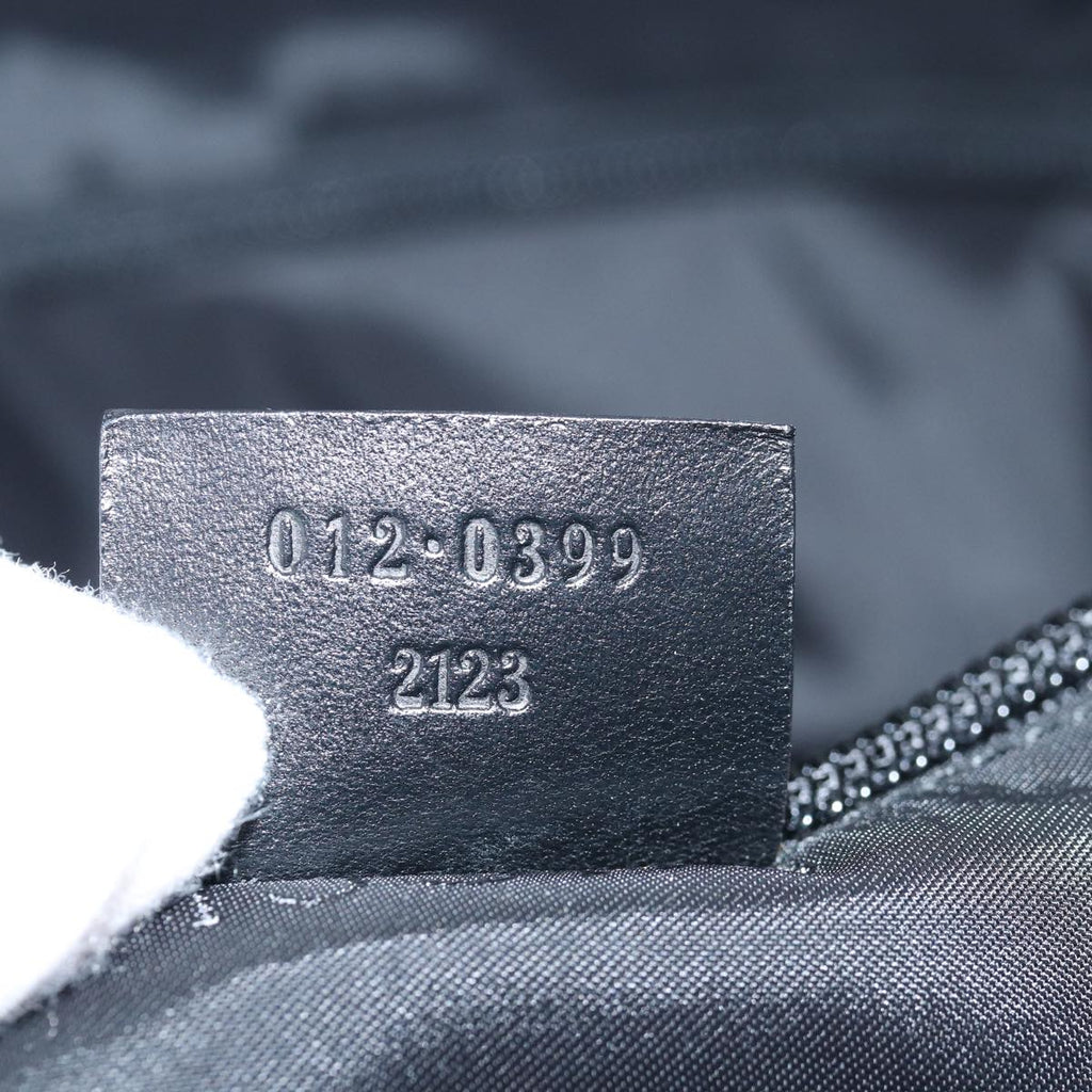 GUCCI Boston Bag Canvas 2way Black 012 0399 2123 bs14680