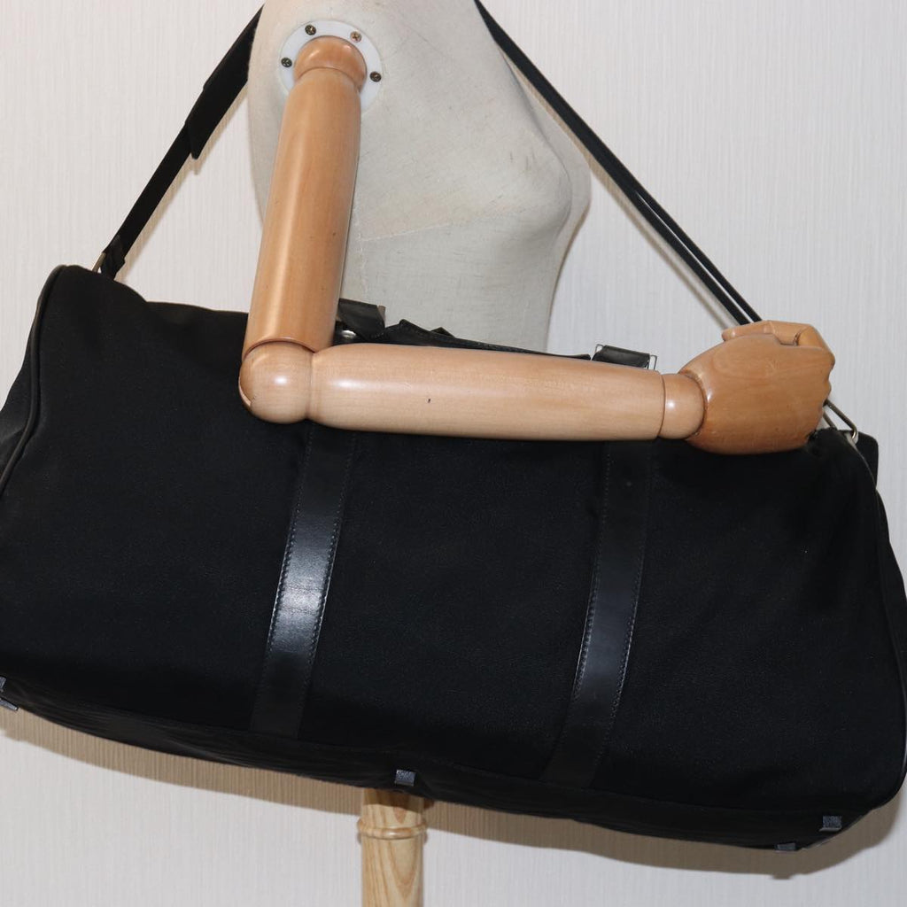 GUCCI Boston Bag Canvas 2way Black 012 0399 2123 bs14680